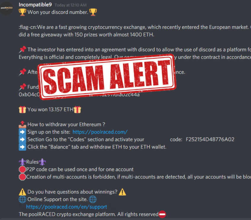 Discord DM spam