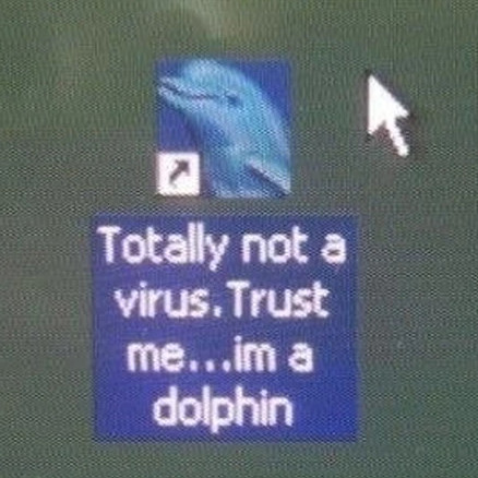 Totally not a virus meme